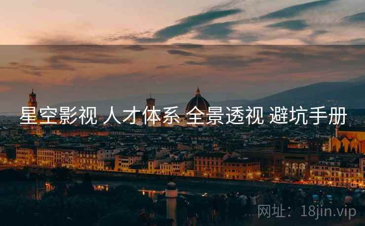星空影视 人才体系 全景透视 避坑手册  第2张