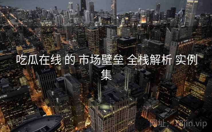 吃瓜在线 的 市场壁垒 全栈解析 实例集  第2张