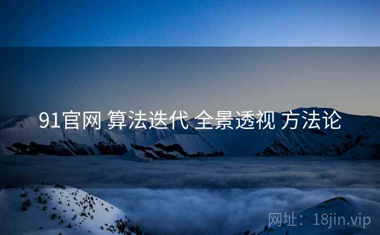 91官网 算法迭代 全景透视 方法论  第2张