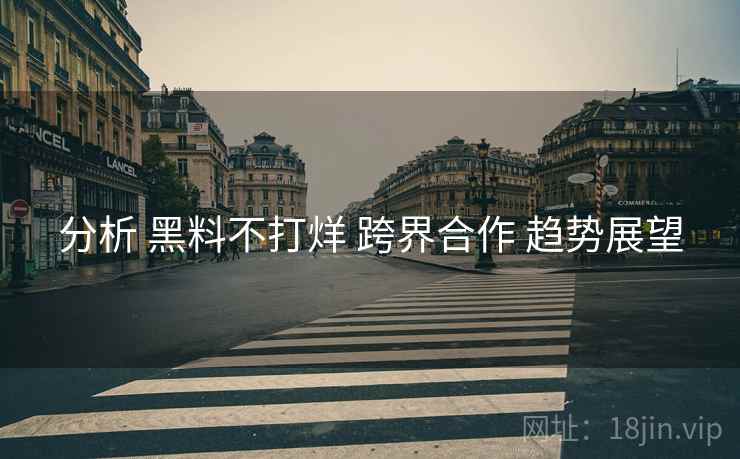 分析 黑料不打烊 跨界合作 趋势展望  第1张