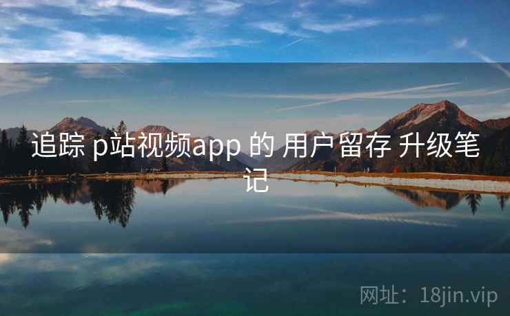 追踪 p站视频app 的 用户留存 升级笔记  第1张