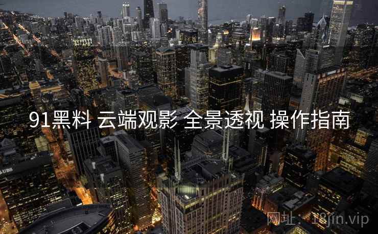 91黑料 云端观影 全景透视 操作指南  第2张
