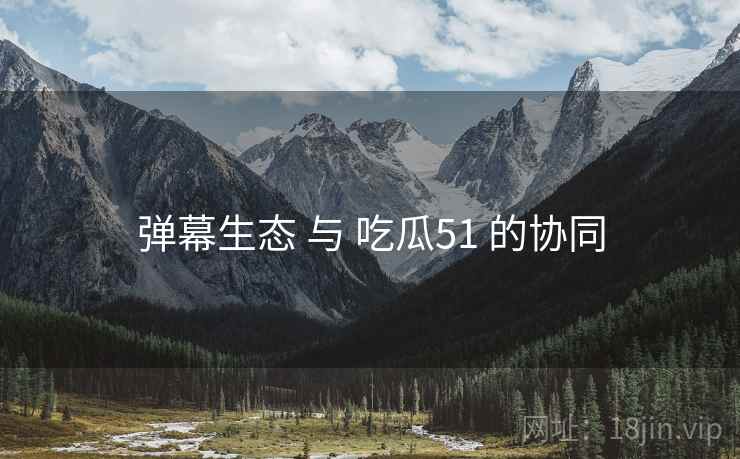 弹幕生态 与 吃瓜51 的协同  第1张