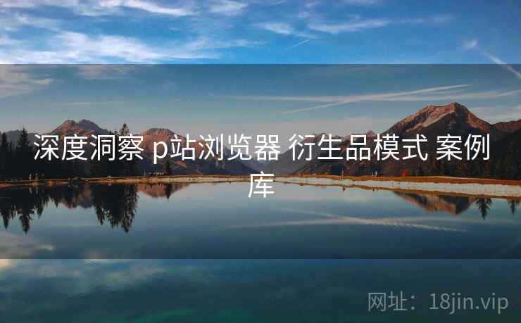 深度洞察 p站浏览器 衍生品模式 案例库  第1张