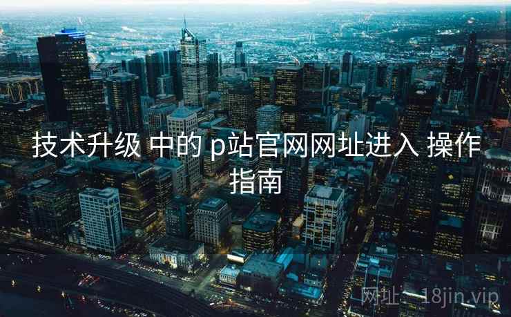 技术升级 中的 p站官网网址进入 操作指南  第1张