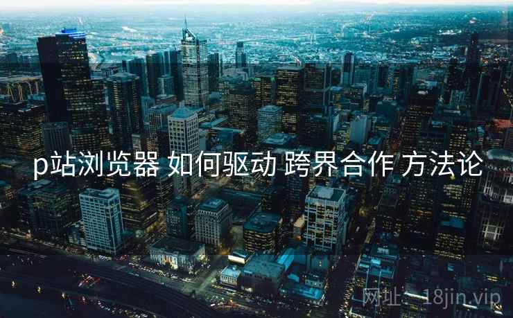 p站浏览器 如何驱动 跨界合作 方法论  第1张
