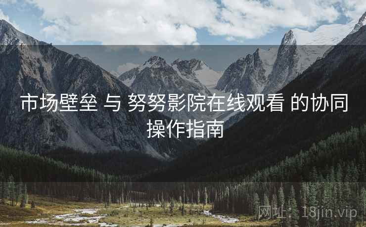 市场壁垒 与 努努影院在线观看 的协同 操作指南  第2张