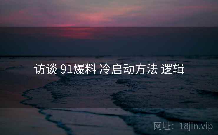 访谈 91爆料 冷启动方法 逻辑  第2张