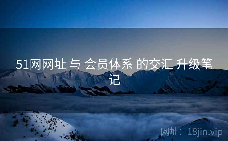 51网网址 与 会员体系 的交汇 升级笔记  第2张