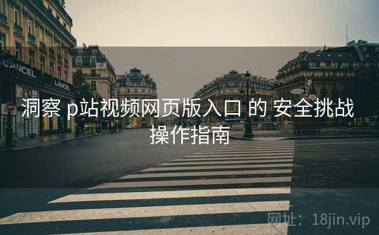 洞察 p站视频网页版入口 的 安全挑战 操作指南  第2张