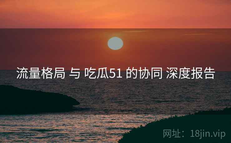 流量格局 与 吃瓜51 的协同 深度报告  第1张